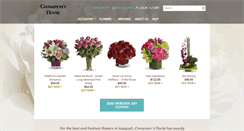 Desktop Screenshot of cinnamonsflorist.com